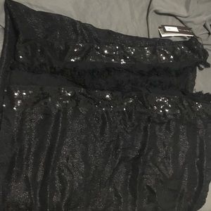 The Limited NWT Black Metallic Scarf
